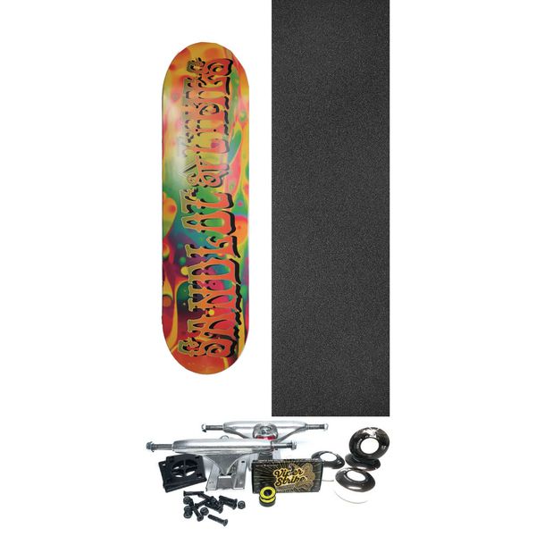 Sandlot Times Skateboards Wall Meter Skateboard Deck - 8.5" x 31.87" - Complete Skateboard Bundle
